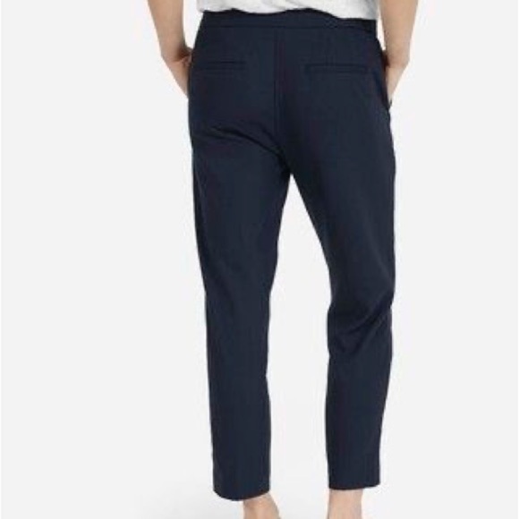 EVERLANE Navy Blue Wool Slouchy Trouser Pants - Picture 2 of 5